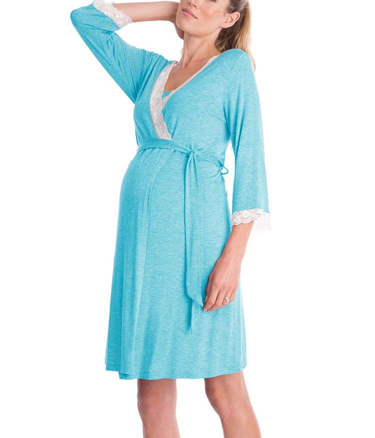 Soft maternity sleep dress – ideal for pregnancy and postpartum nights
