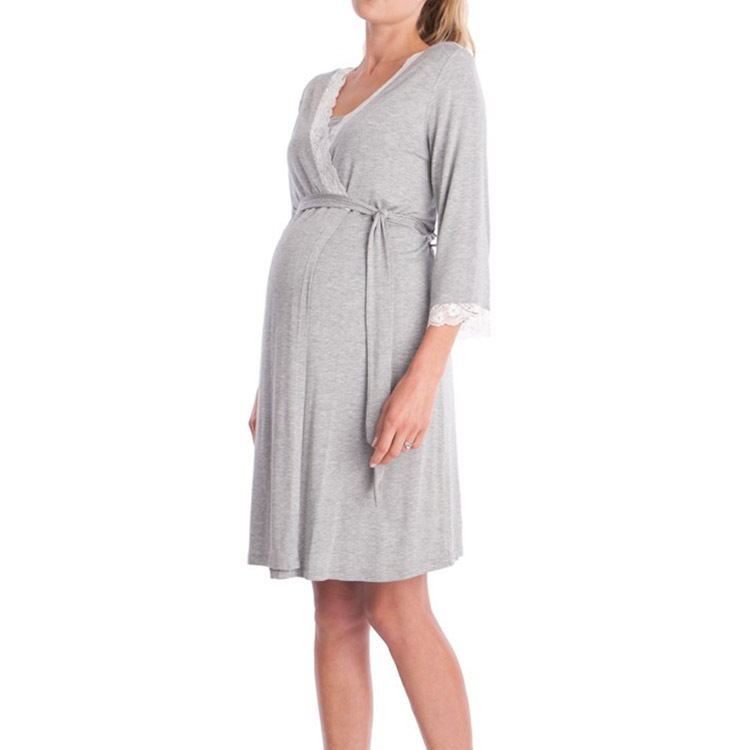 Soft maternity sleep dress – ideal for pregnancy and postpartum nights