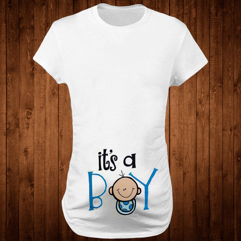 Mama mood on – funny letter slim fit pregnancy t-shirt