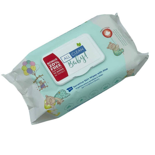 Pure Water Baby Wipes — Canadian-Made & Ultra-Gentle