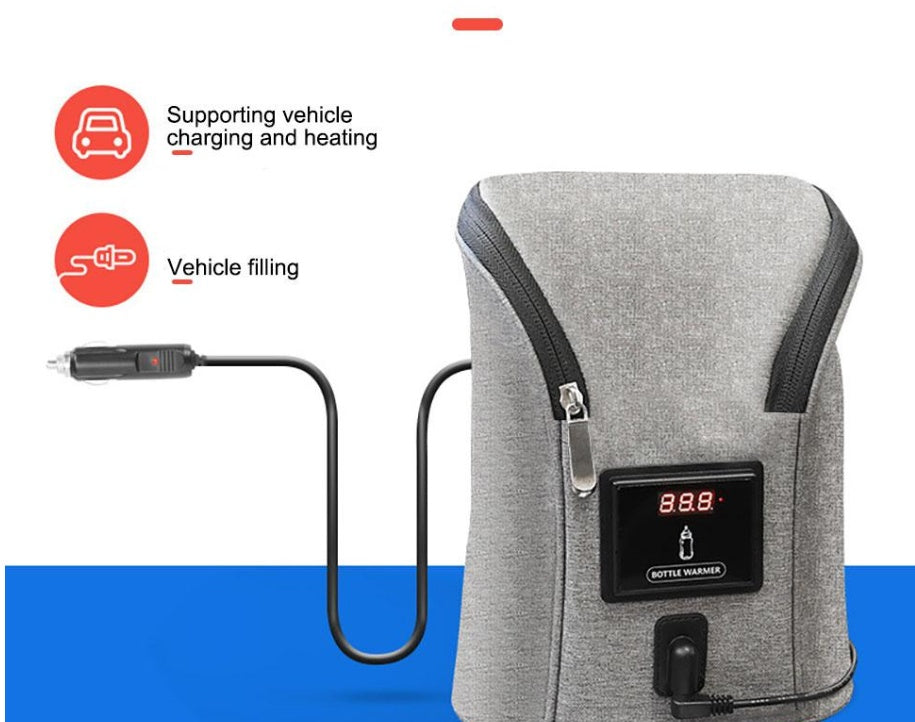 On-the-go baby bottle warmer – USB-powered solution for travel feeding