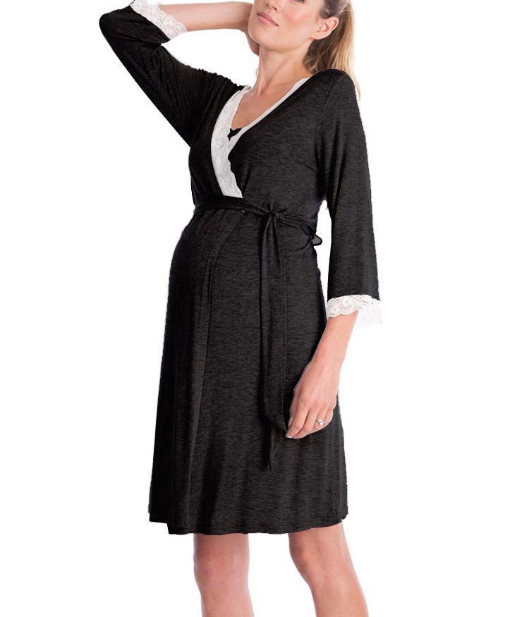 Soft maternity sleep dress – ideal for pregnancy and postpartum nights