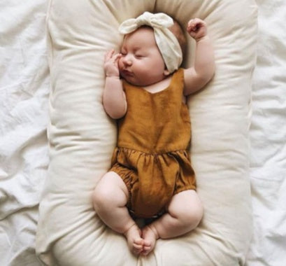 Lit nid pour bébé – coussin berceau en coton respirant pour bébés