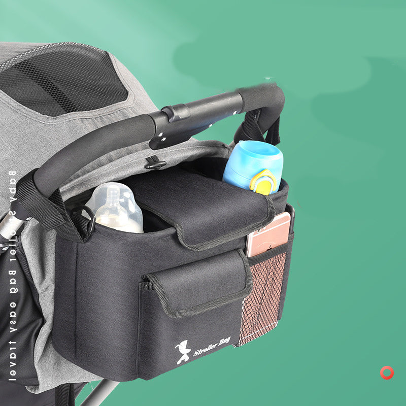 Compact carriage bag – stroller attachment for daily baby essentials