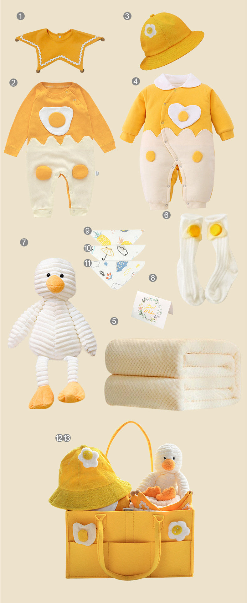 Newborn gift box – summer baby girl outfit with princess dress