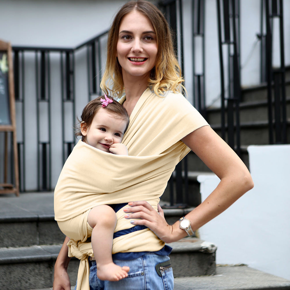 Comfort baby sling – stretchable and secure cotton wrap for newborn care
