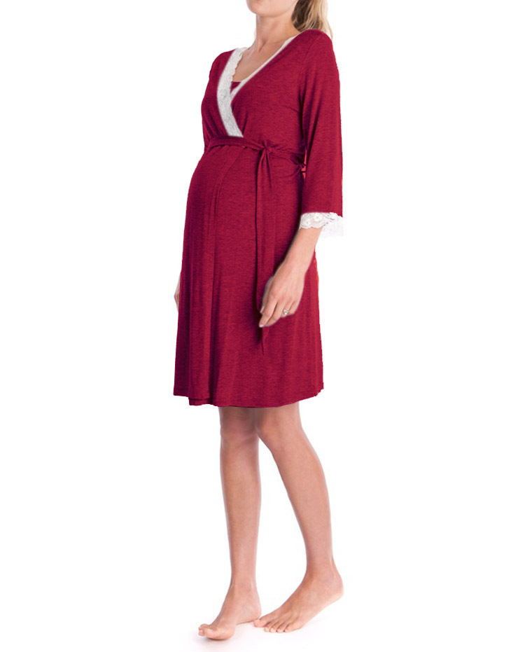 Soft maternity sleep dress – ideal for pregnancy and postpartum nights