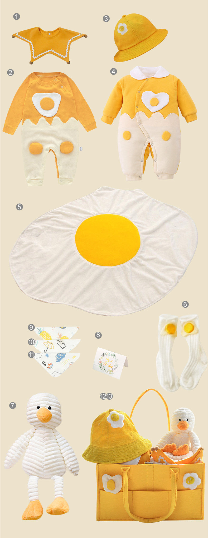 Newborn gift box – summer baby girl outfit with princess dress