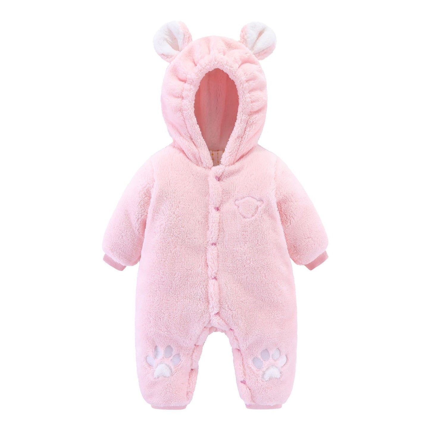 Cozy quilted baby romper – warm onesie for newborns