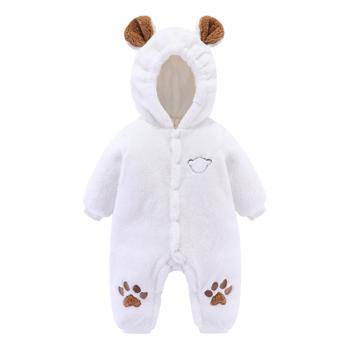 Cozy quilted baby romper – warm onesie for newborns