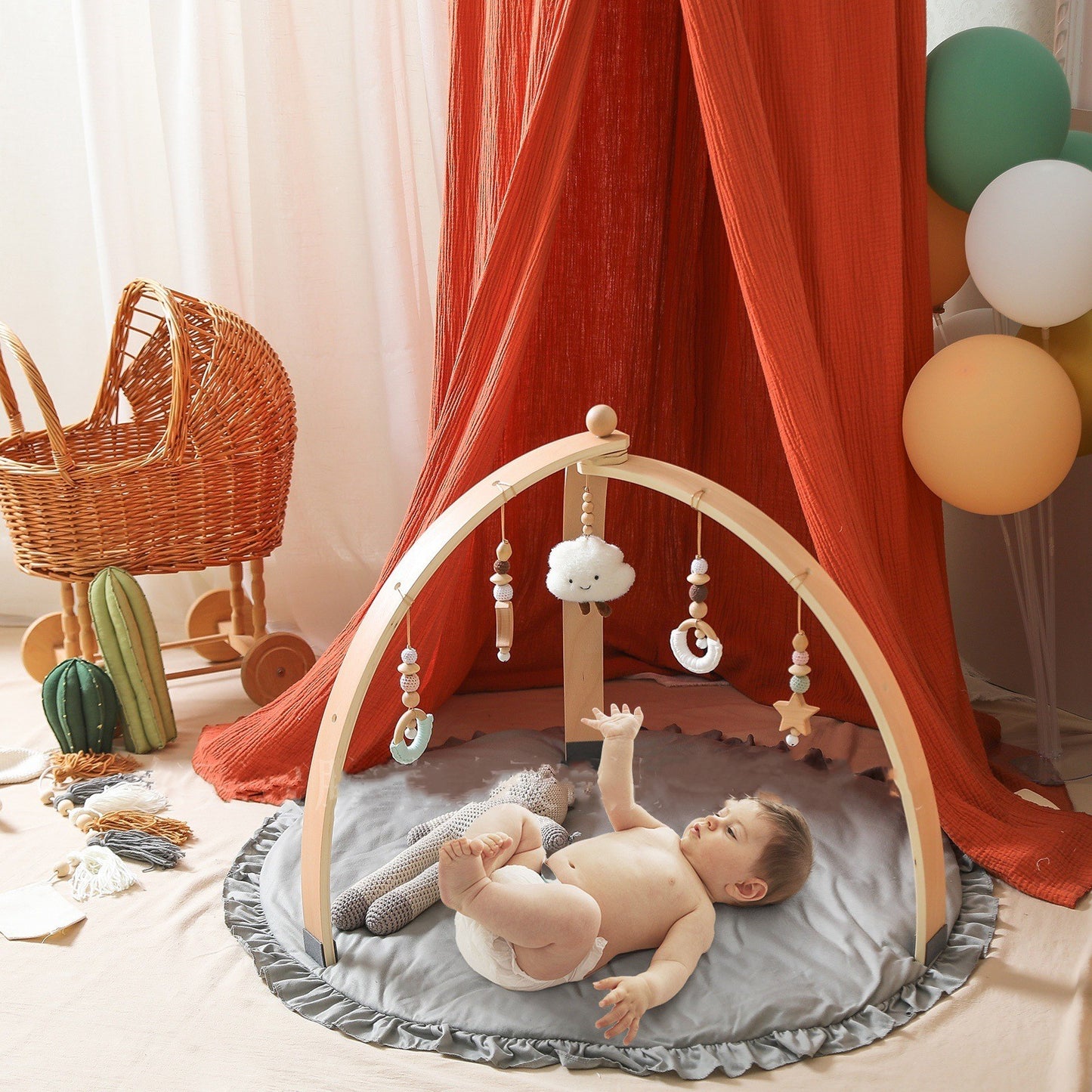 Aire de jeux pour bébés – soutien au développement sensoriel et moteur