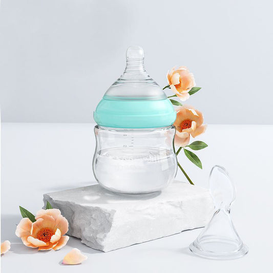 Biberon cuillère en verre pour l'alimentation de bébé – Sans BPA et résistant à la chaleur