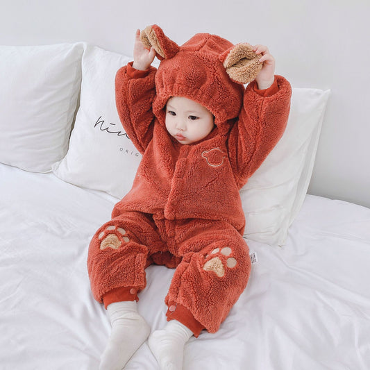 Grenouillère matelassée et confortable pour bébé – combinaison chaude pour nouveau-né