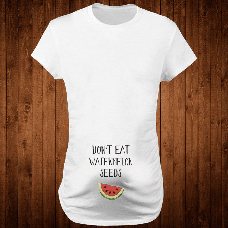 Mama mood on – funny letter slim fit pregnancy t-shirt