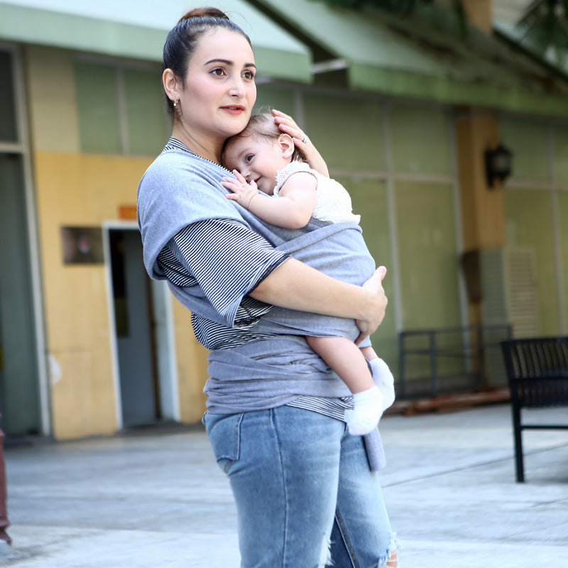 Comfort baby sling – stretchable and secure cotton wrap for newborn care