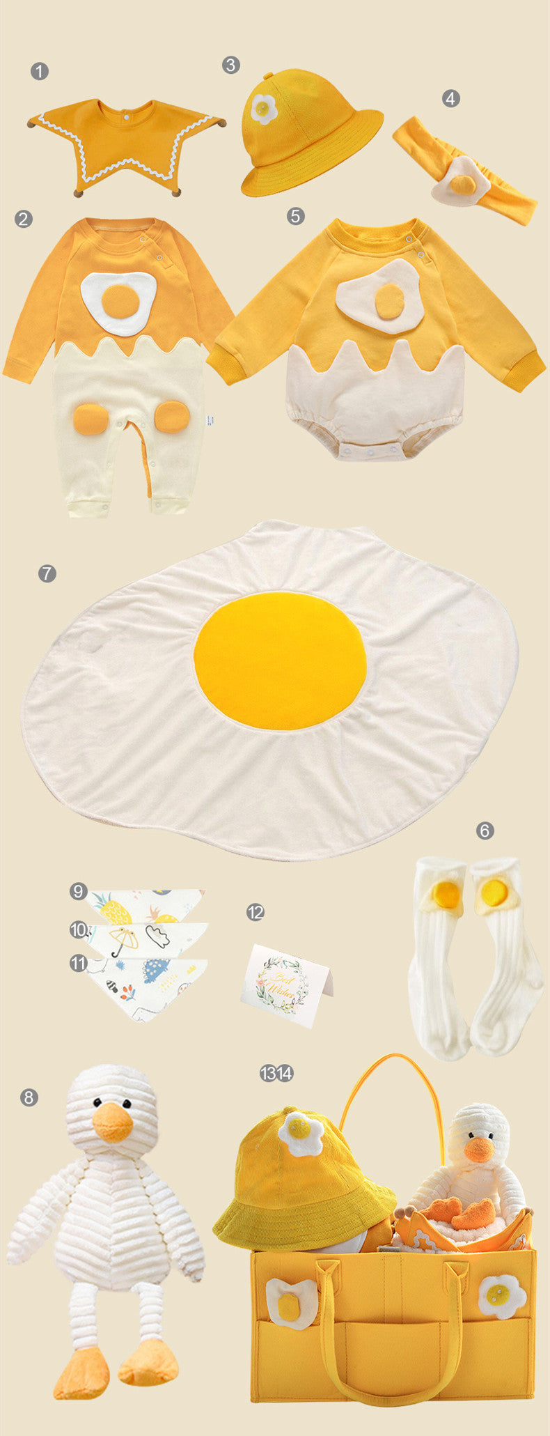 Newborn gift box – summer baby girl outfit with princess dress