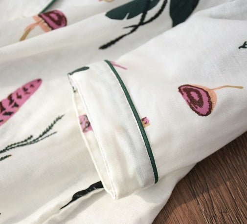 Ensemble de nuit de maternité 100 % coton – doux, respirant et adapté aux bosses