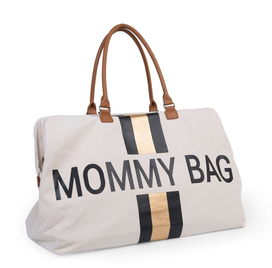 Striped Canvas Mommy Bag