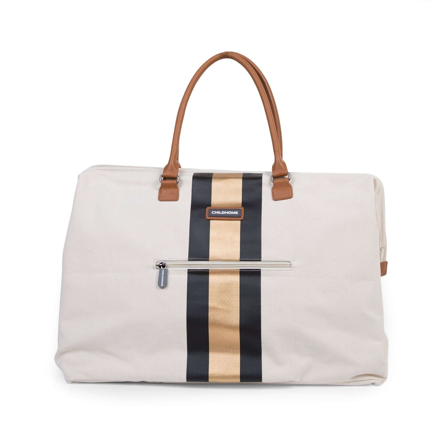 Sac à langer en toile rayée