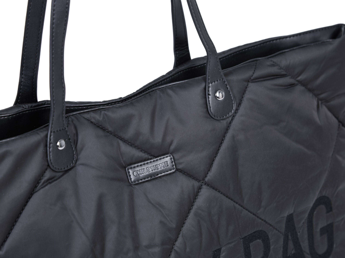 Sac familial — matelassé noir