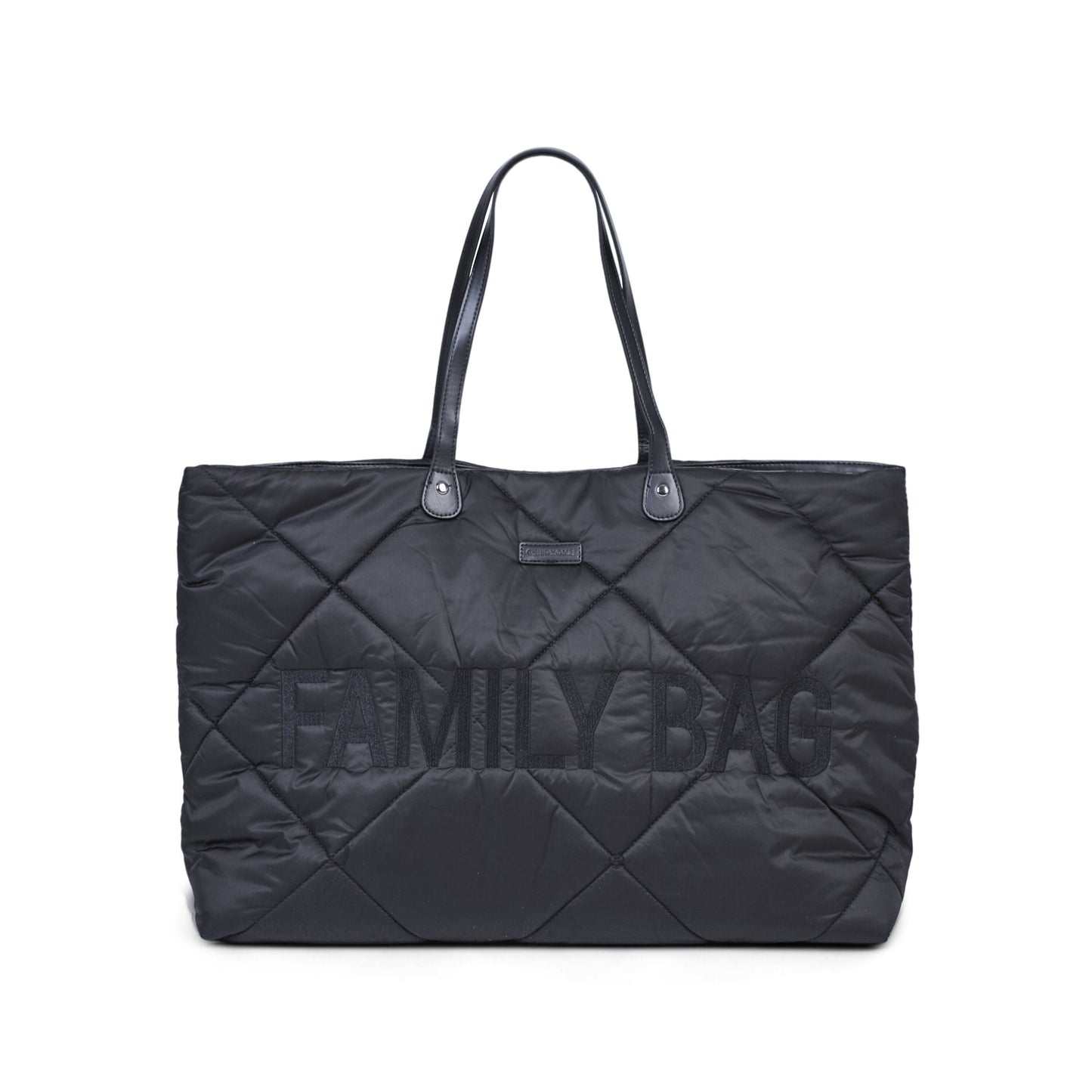 Sac familial — matelassé noir