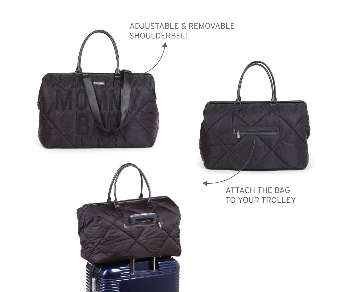 Sac à langer Cloud Comfort Puffer - Noir
